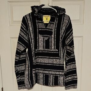 Iguana Jack Striped Baja Hoodie